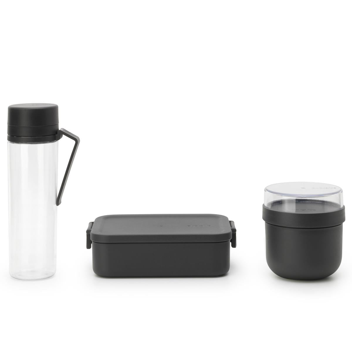 Dark Grey Brabantia Make & Take Breakfast & Lunch Set