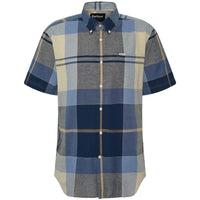 River Birch Barbour Mens Douglas Short Sleeve Regular Fit Shirt