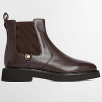 DARK CHOC Barbour Womens Delfina Chelsea Boot GUSSET