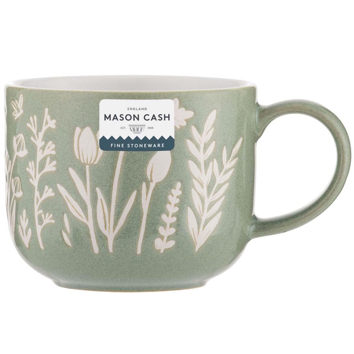 GREEN Mason Cash In The Meadow Flower Mug