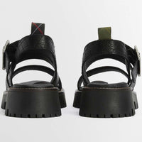 Dark Brown Barbour Gabby Sandal back
