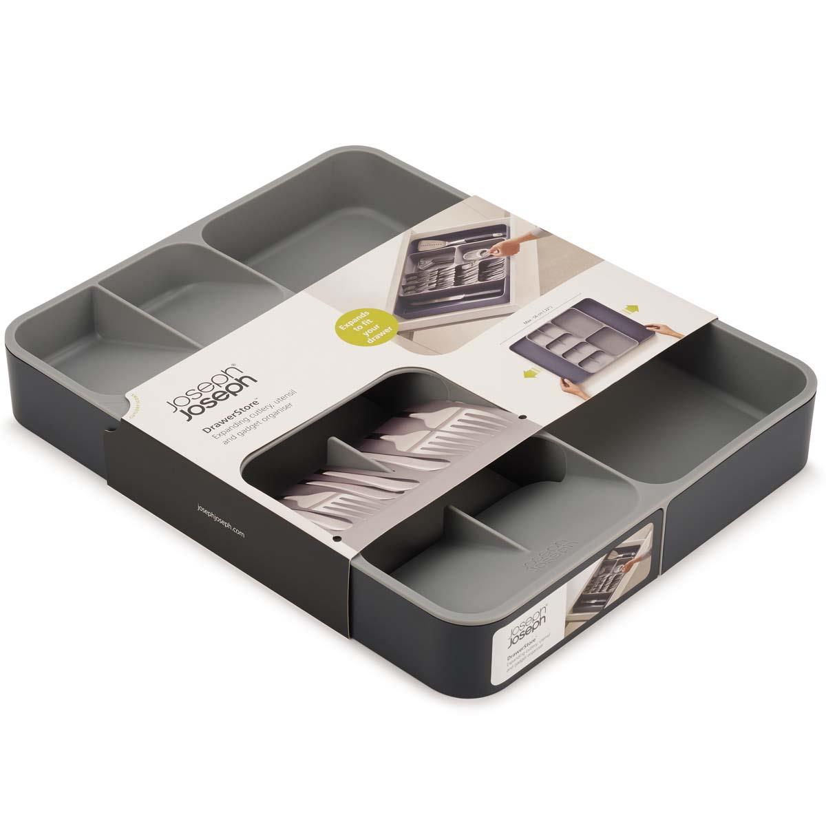 Blue Joseph Joseph DrawerStore Expanding Cutlery, Utensil & Gadgets Organiser BOX