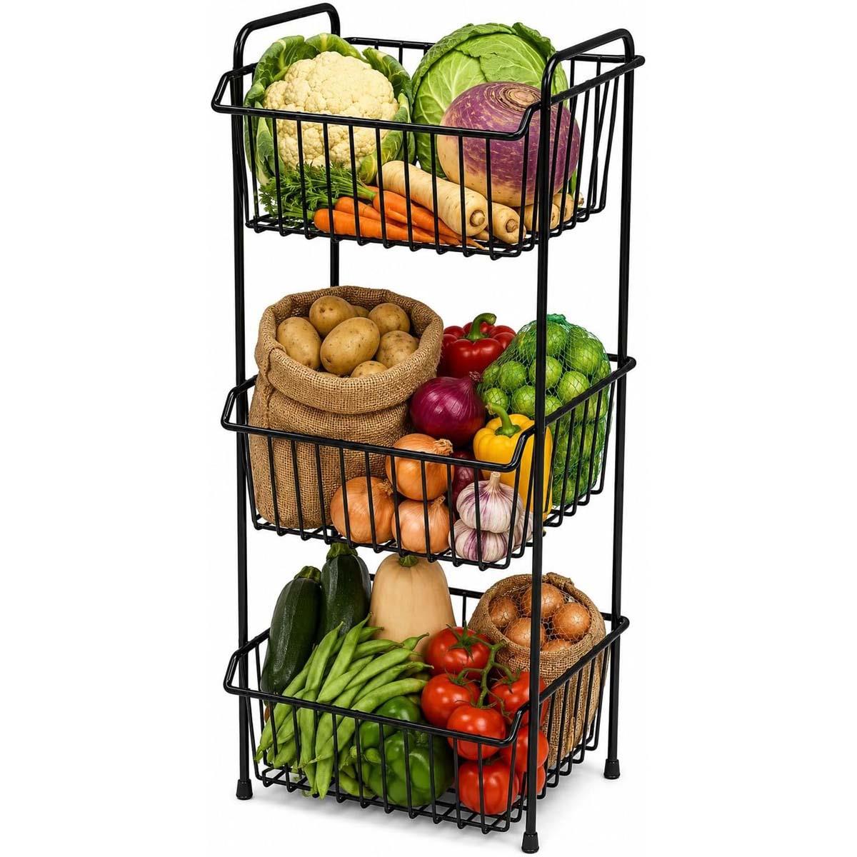Delfinware 3 Tier Vegetable Rack