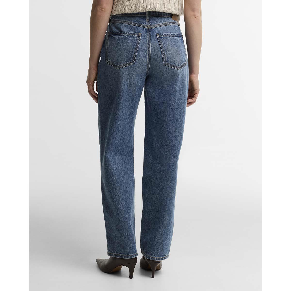 MID BLUE Barbour Womens Adalyn Jeans BACK