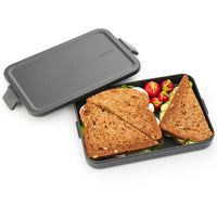 Dark Grey Brabantia Make & Take Flat Lunchbox Lifestyle 1