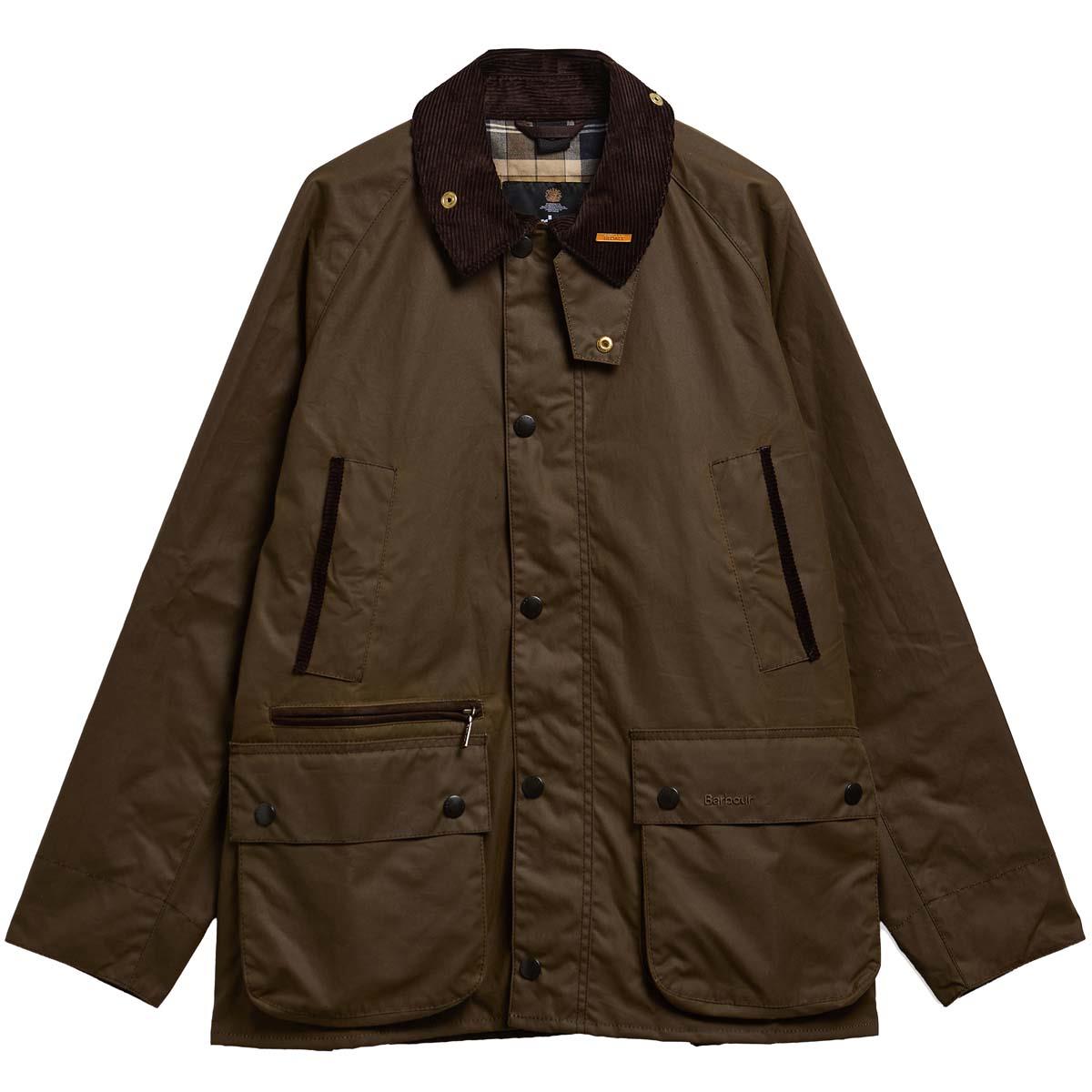 BROWN Barbour Mens Icons Bedale Wax Jacket