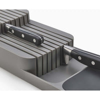 Grey/Grey Joseph Joseph DrawerStore Compact 2-tier Knife Organiser knife2