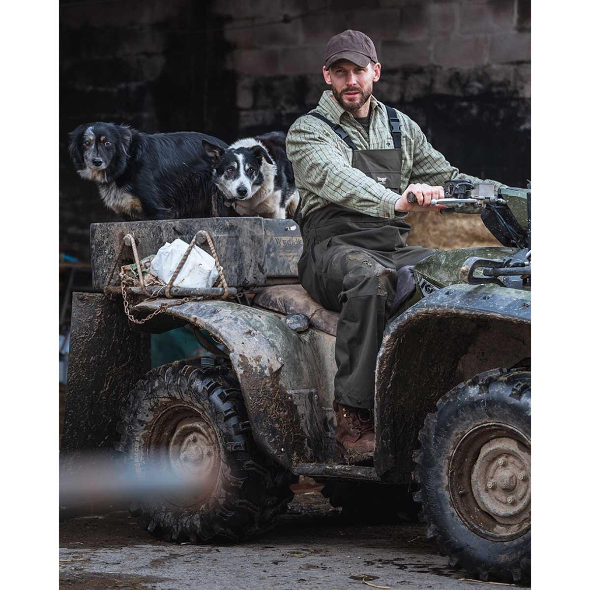 Hoggs Of Fife Green King II Waterproof Bib And Brace