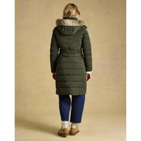 Joules Womens Aspen Showerproof Padded Long Coat