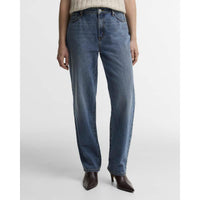 MID BLUE Barbour Womens Adalyn Jeans FRONT