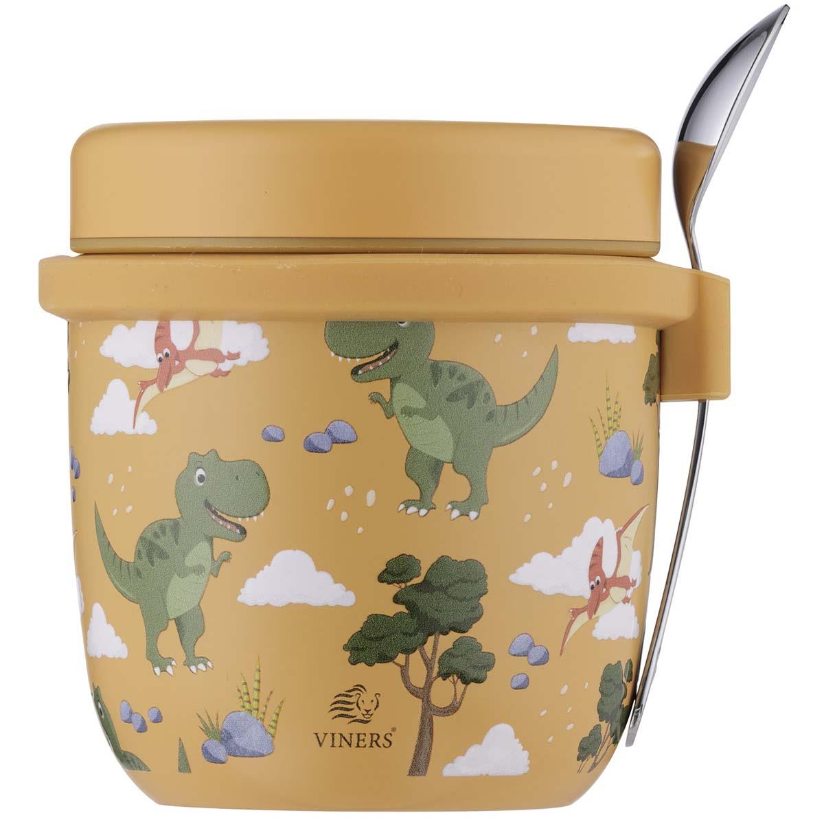 Viners Kids Roarsome Food Flask with Spoon 300ml