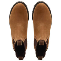 Tan Chatham Womens Moreton Brogue Chelsea Boot Top