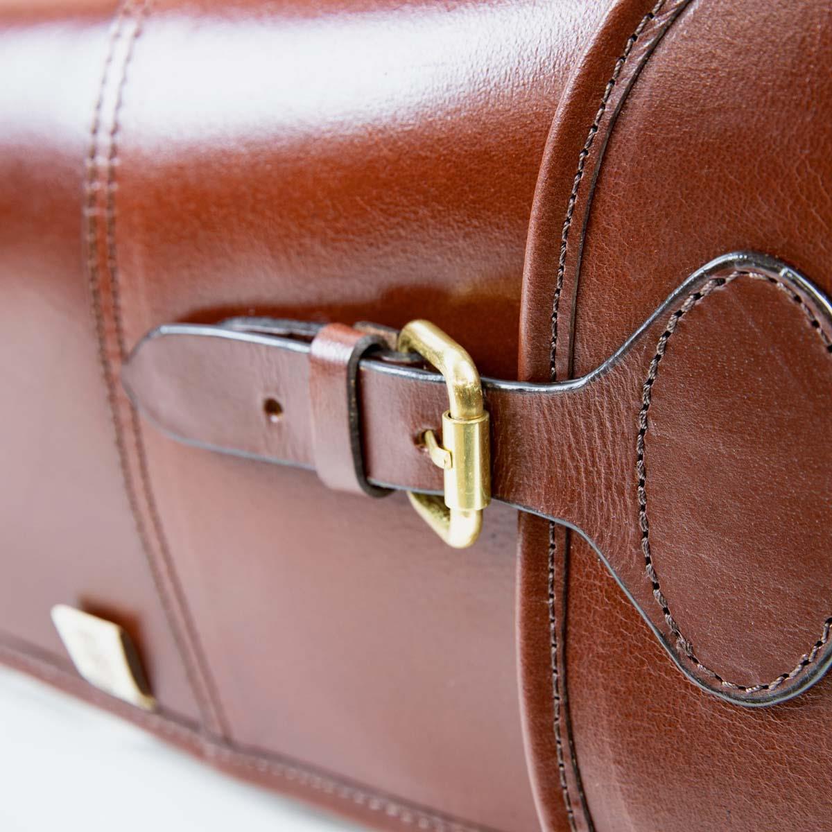 Teales Premier Leather Gun Slip Buckle Flap