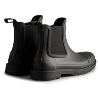 Hunter Mens Commando Chelsea Boots Rear