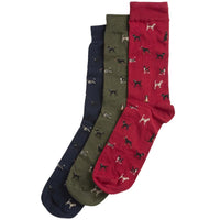 Barbour Mens Dog Sock Gift Set