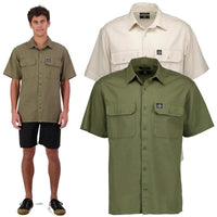 Swanndri Mens Fundamentals S/S Work Shirt