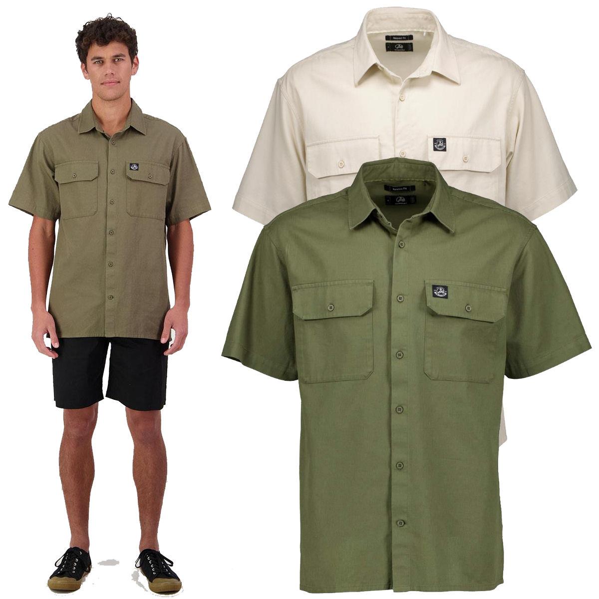 Swanndri Mens Fundamentals S/S Work Shirt