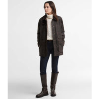 Barbour Womens Modern Checked Border Wax Jacket