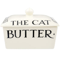 Emma Bridgewater Black Toast Half A Pound Small Butter Dish