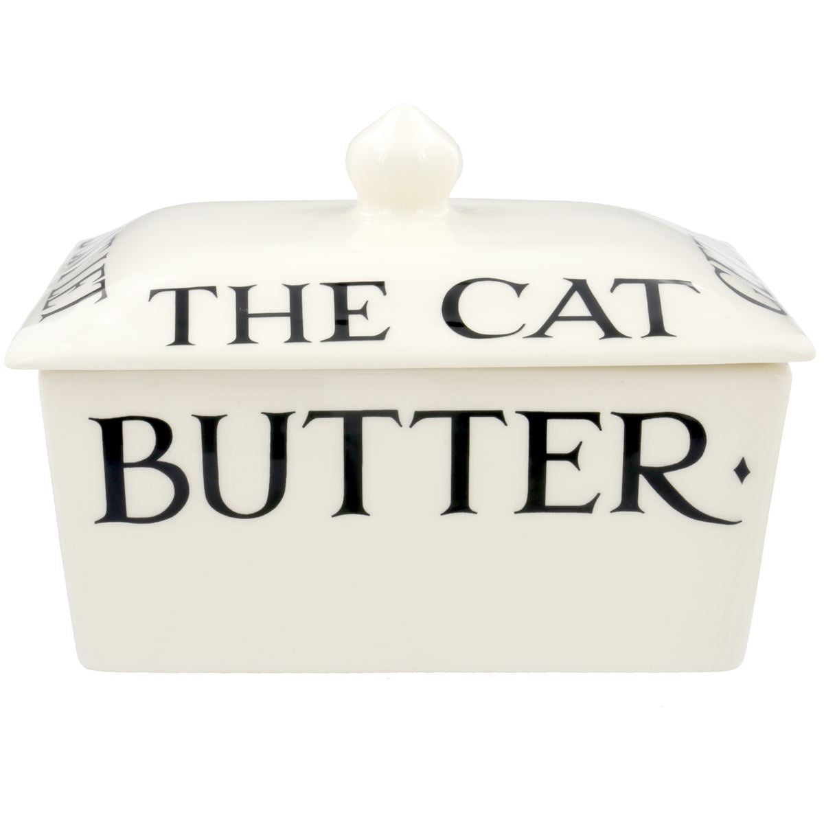 Emma Bridgewater Black Toast Half A Pound Small Butter Dish