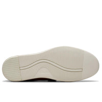 Dark Tan Leather Clarks Mens Bratton Loafer sole