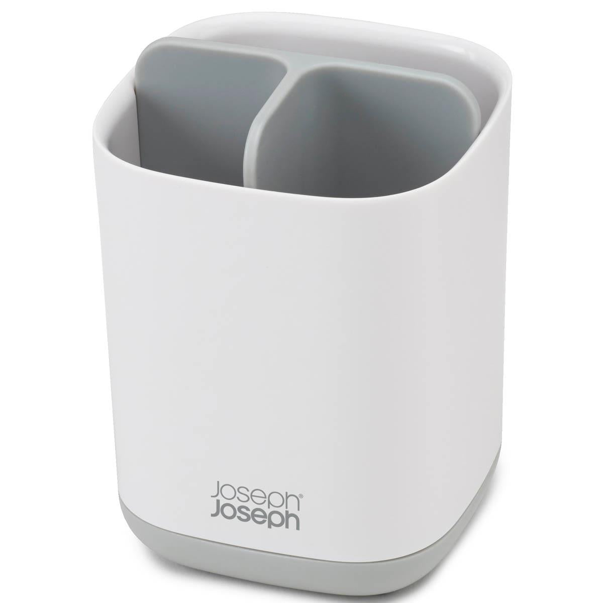 Grey/White Joseph Joseph EasyStore Toothbrush Holder