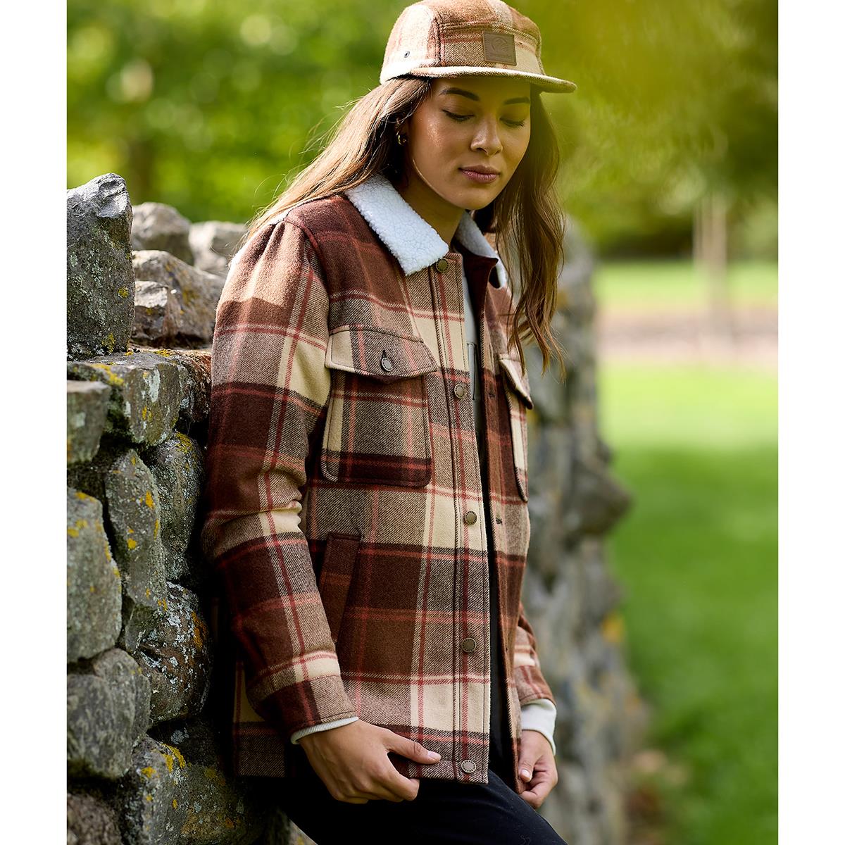 Swanndri Womens Kaituna Sherpa Lined Jacket