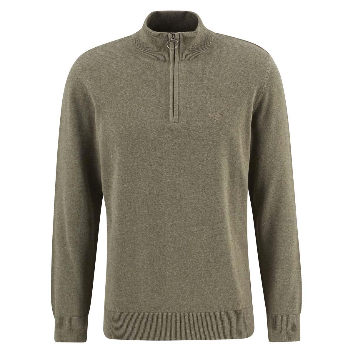 Barbour Mens Cotton Half Zip Sweater