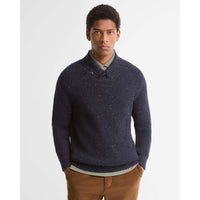 Barbour Mens Essential Fleck Shawl Neck Jumper