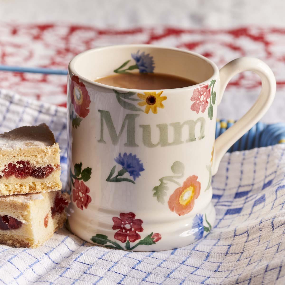 Emma Bridgewater Poppies and Pinks Mum Half Pint Mug