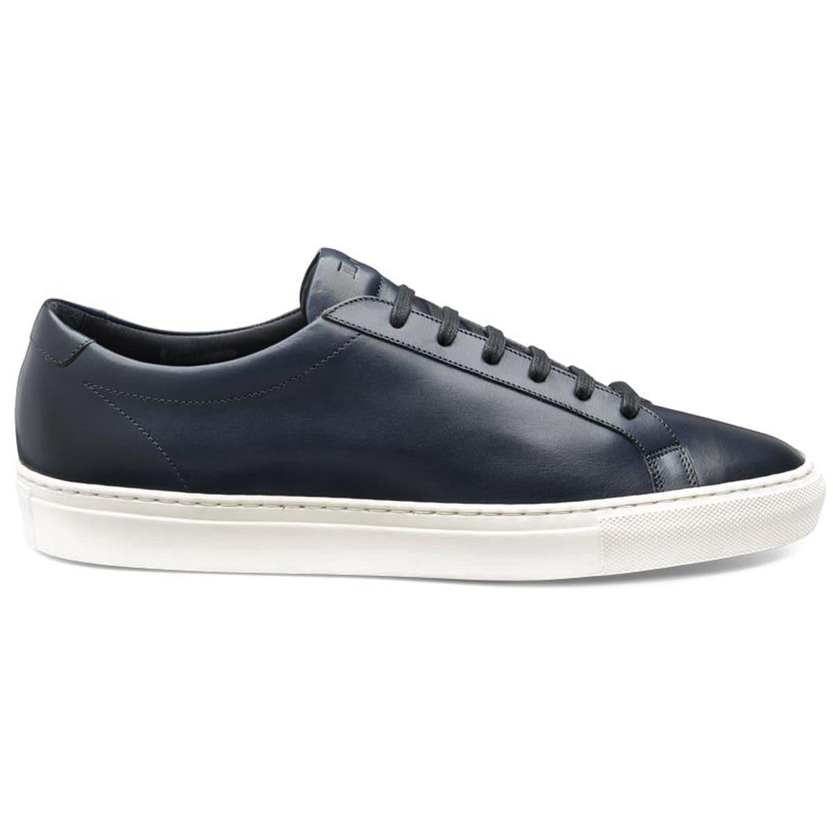 Navy Loake Mens Sprint Trainers Side