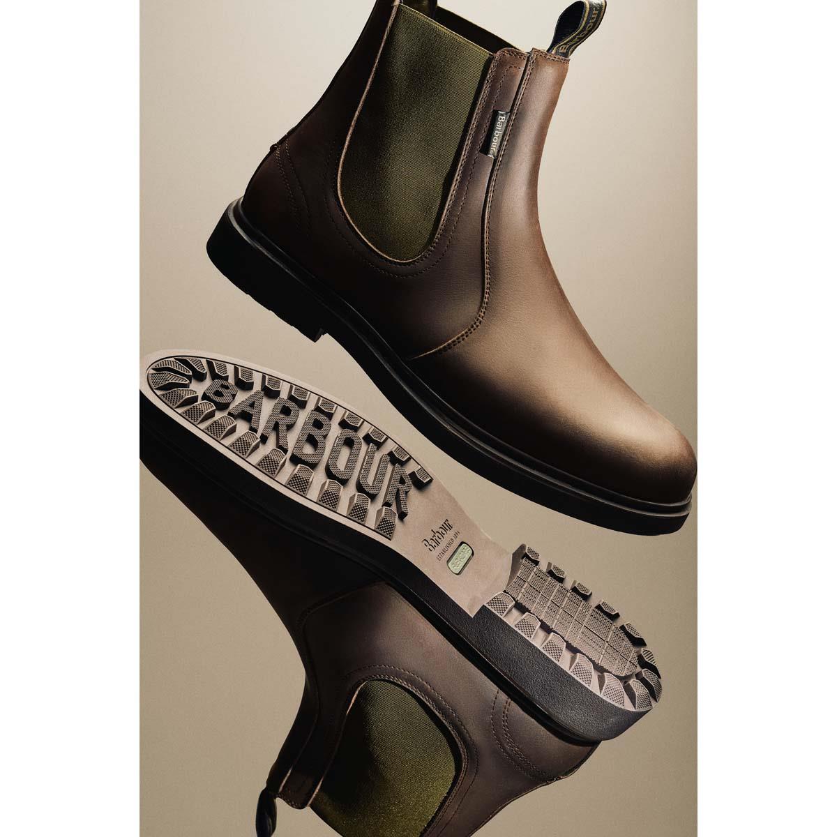 Tan Barbour Mens Hale Chelsea Boot Lifestyle