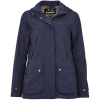Navy/Classic Barbour Womens Clyde Jacket