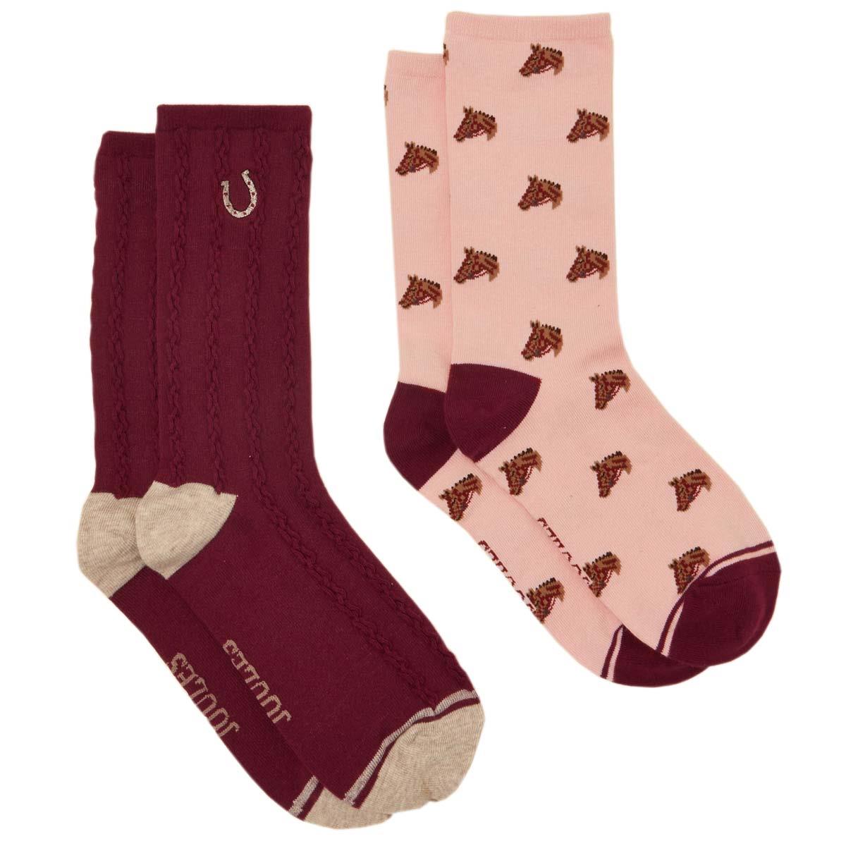 Joules Womens Everyday Socks 2 Pack
