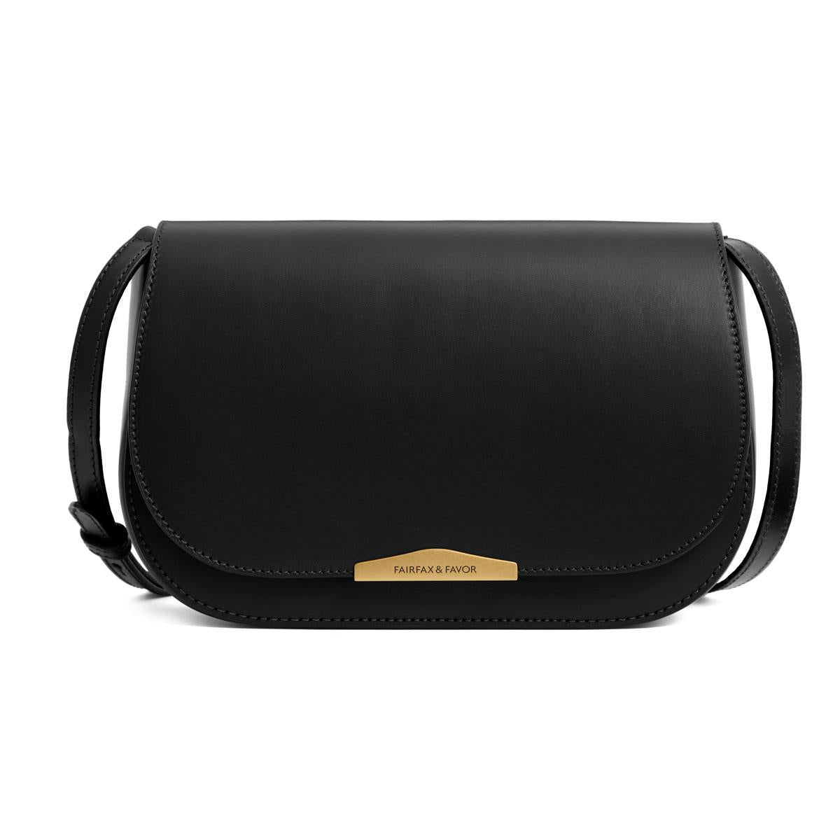 Fairfax & Favor Rye Cross Body Bags black front