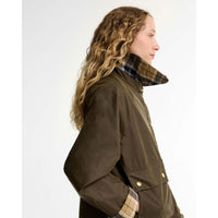 Beech/Birchwood Barbour Womens Icons Modern Spey Wax Jacket SIDE