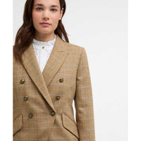Soft Blue Barbour Womens Wisteria Tailored Blazer Front
