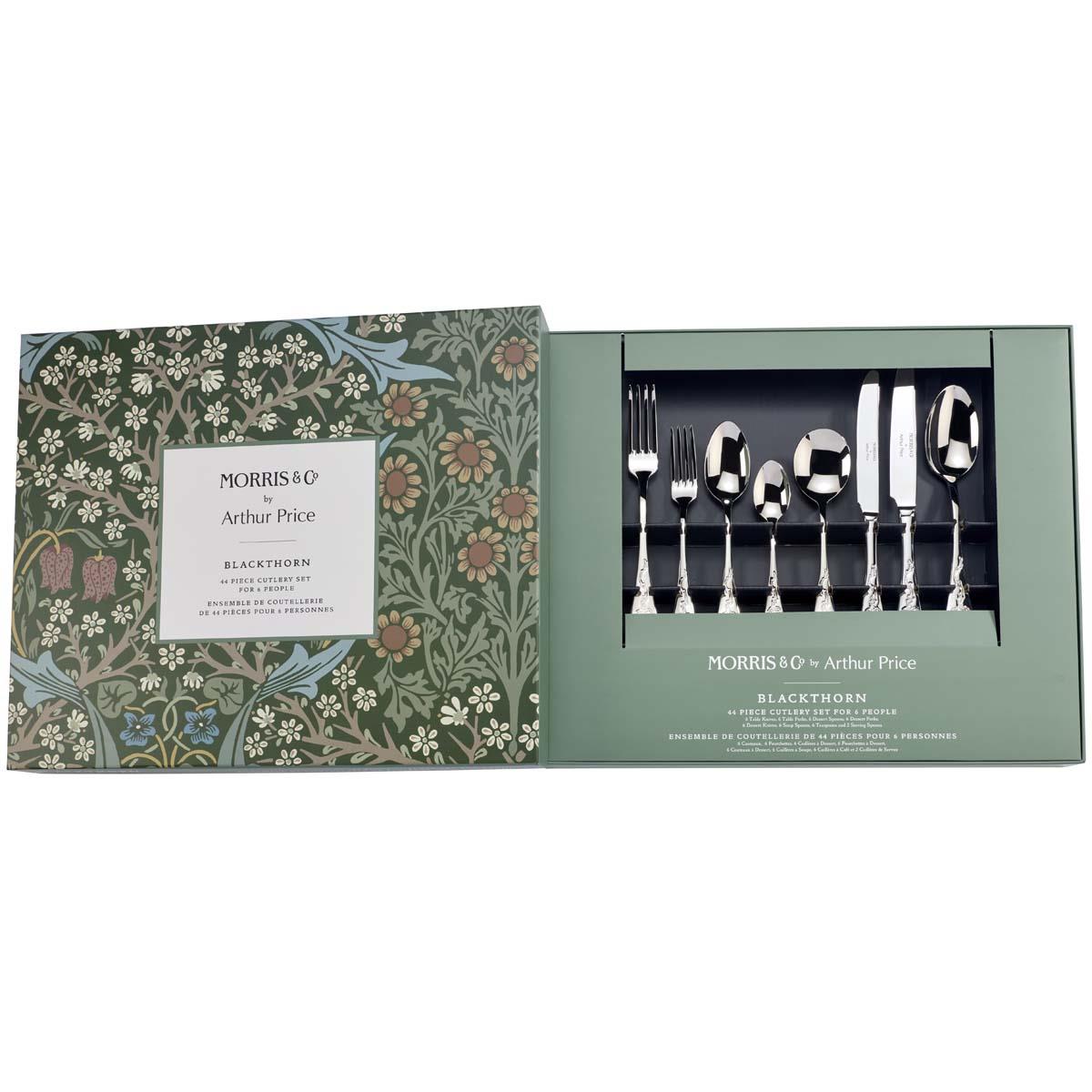 Arthur Price Morris & Co - Blackthorn 44 Piece Box Set