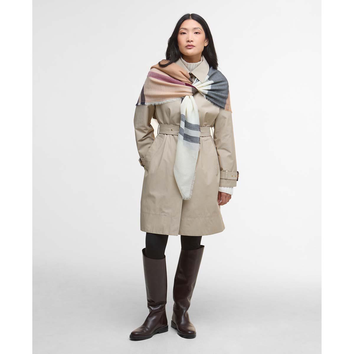 Barbour Womens Saffron Tartan Scarf