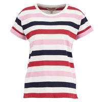 Poppy Red Multi Barbour Womens Lyndale Top