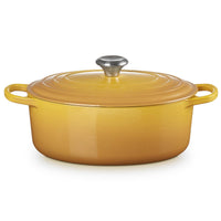 Le Creuset 29cm Cast Iron Oval Casserole Dish Nectar