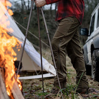 Pine Green/Grizzly Brown Seeland Mens Spruce Membrane Trousers LS4