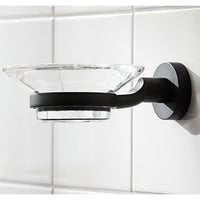 Miller Bond Black Soap Dish And Holder