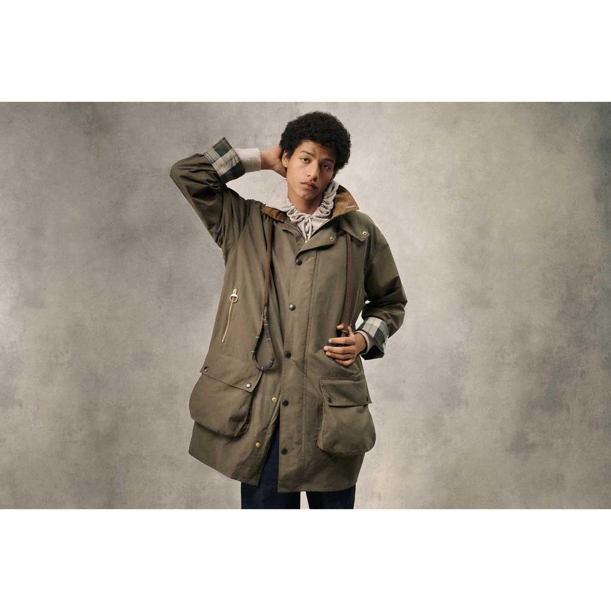Ivy Green Barbour Mens Icons Border Casual Jacket lifetstyle