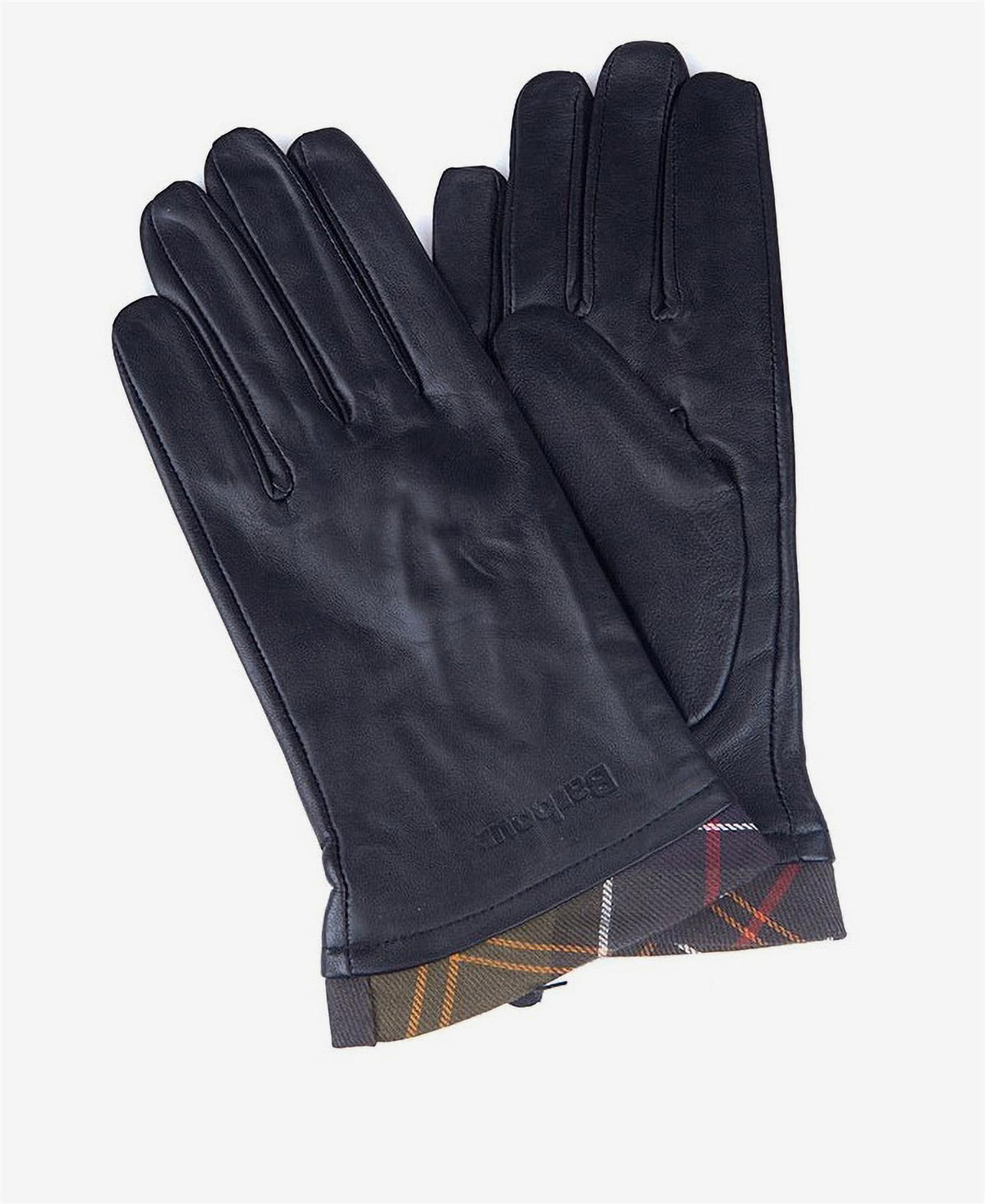 Barbour Ladies Tartan Trimmed leather Gloves