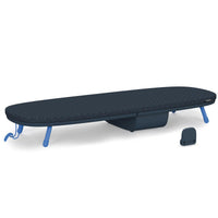 Black/Blue Joseph Joseph Pocket Plus Folding Table-Top Ironing Board