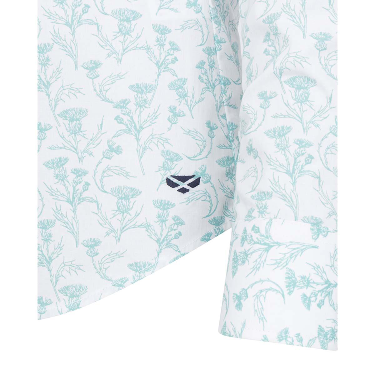 Hoggs Of Fife Womens Thistle Print Shirt