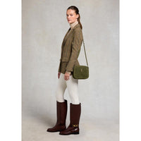 Olive Suede Holland Cooper Soho Camera Bag On Model