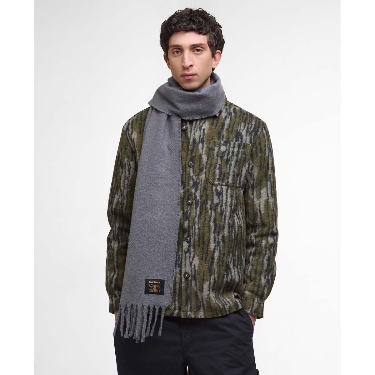 Grey Barbour Brandy Boucle Scarf