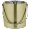 Viners Barware 1.5L Gold Double Wall Ice Bucket